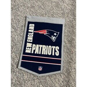 New England Patriots NFL Winning Streak Embroidered Traditions Wool Banner